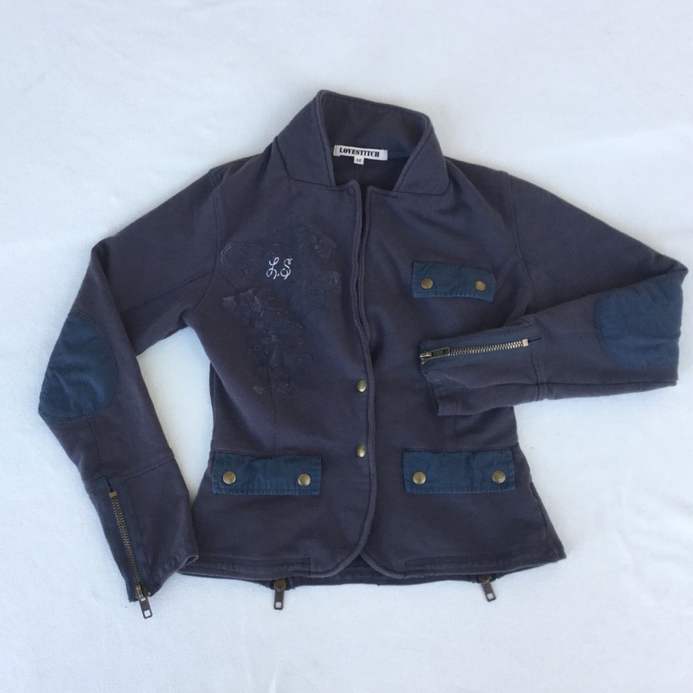 LOVESTITCH jacket dark grey SZ M